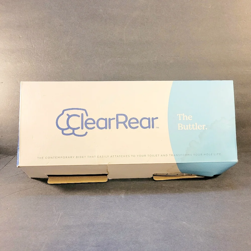 Clear Rear Bidet The Buttler Bidget New Damaged Box